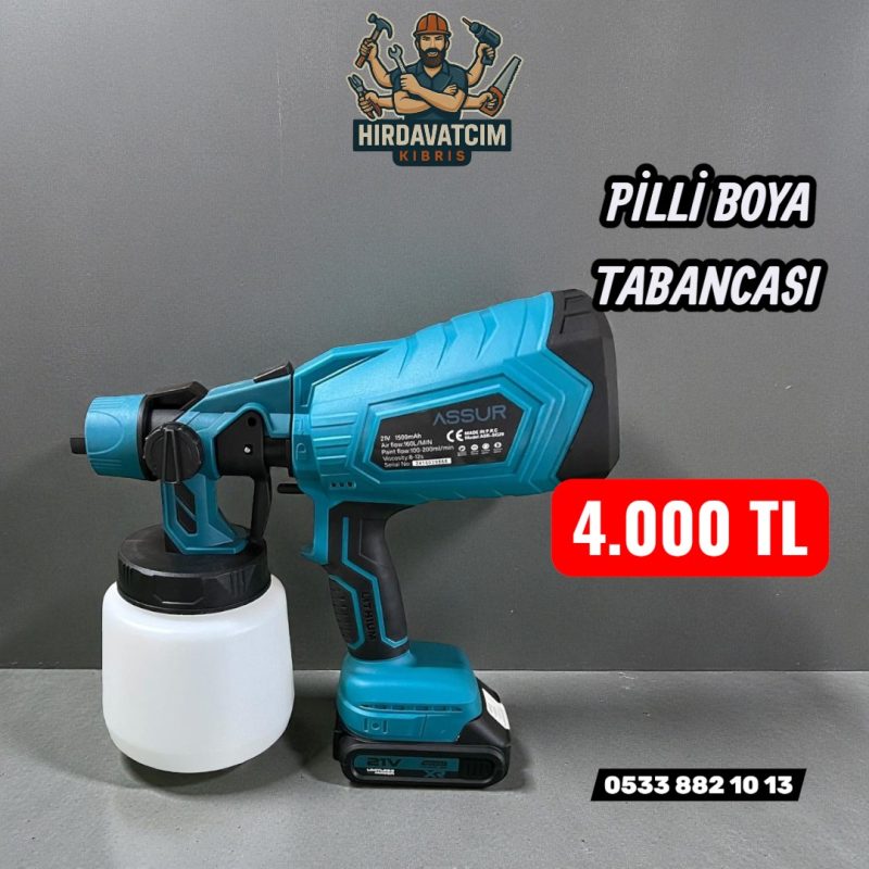 Assur Pilli Boya Tabancası