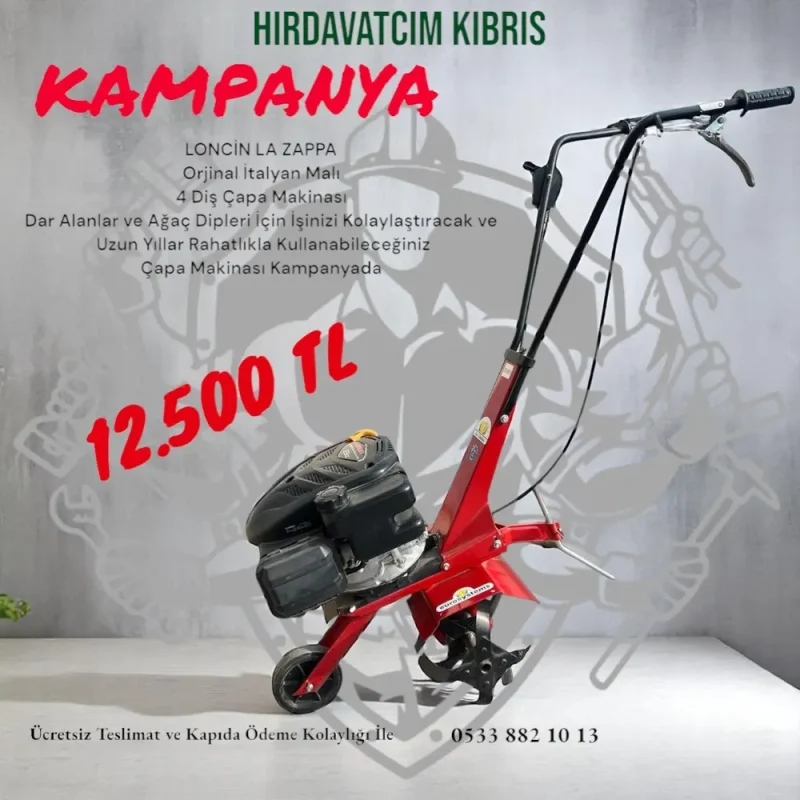 Loncin La Zappa İtalyan Çapa Makinası 4 diş